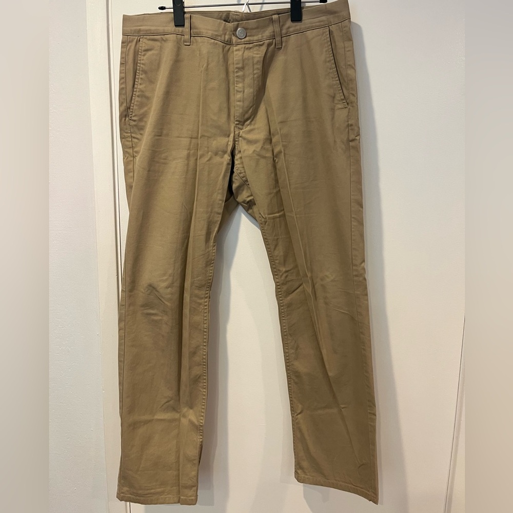 Bonobos Men's Tan Slim Straight Chino 34x30